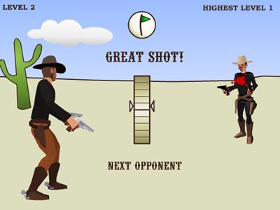 The Silver Pistol Duell (Actionspiele)